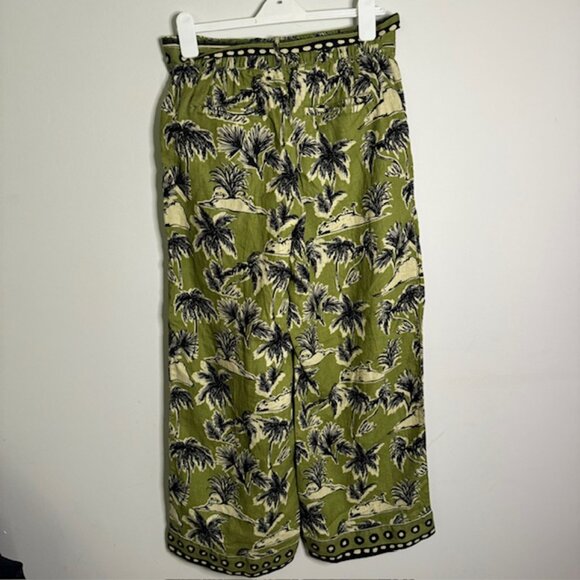 Tahari Women's Wide Leg Linen Pants Size Large - Picture 2 of 6